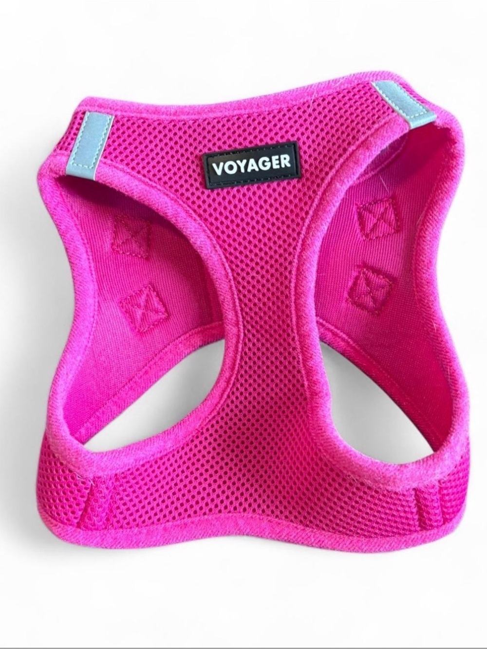 Voyager Pink Dog Harness Size Medium Adjustable Mesh Pet Harness